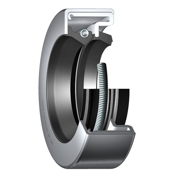 NBR, single lip, oil seal, pressed-in excluder lip